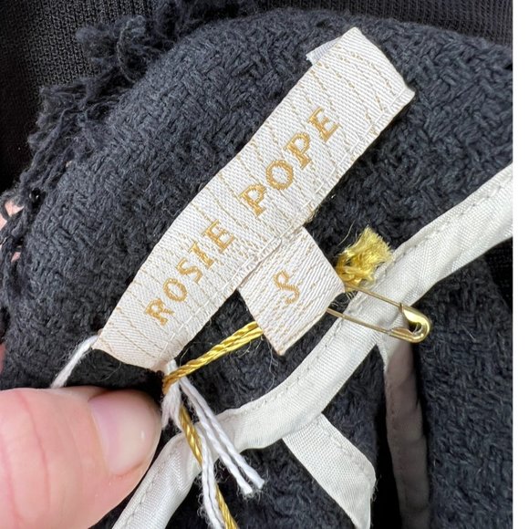 NWT Black Rosie Pope Maternity Audrey Jacket Sz Small - Picture 14 of 14